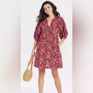 Universal Thread Summer Dress size M dark light pink